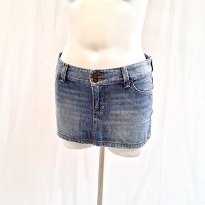 Hollister Denim Mini Skirt